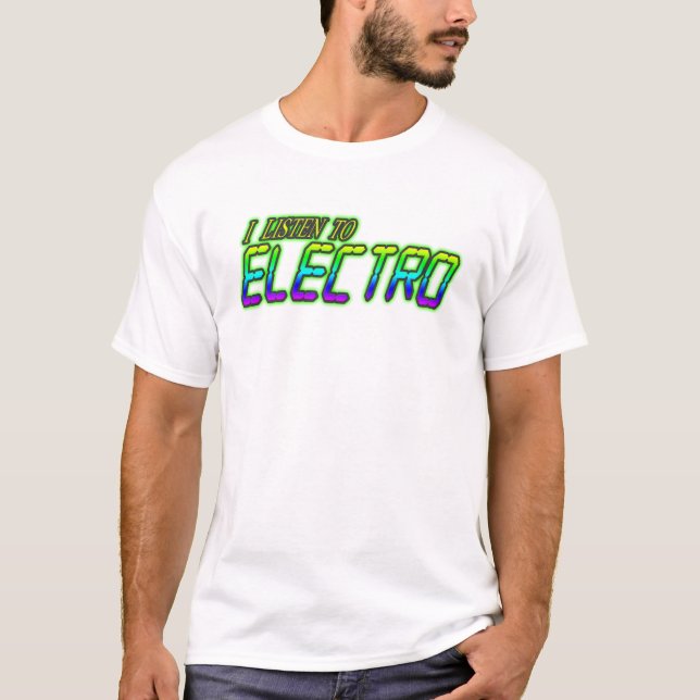 ESCUTE a ELECTRO camisa (Frente)