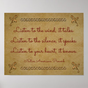 Escute o vento -- impressão da arte