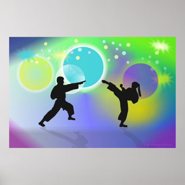 Esferas de Artes Marciais poster (Frente)