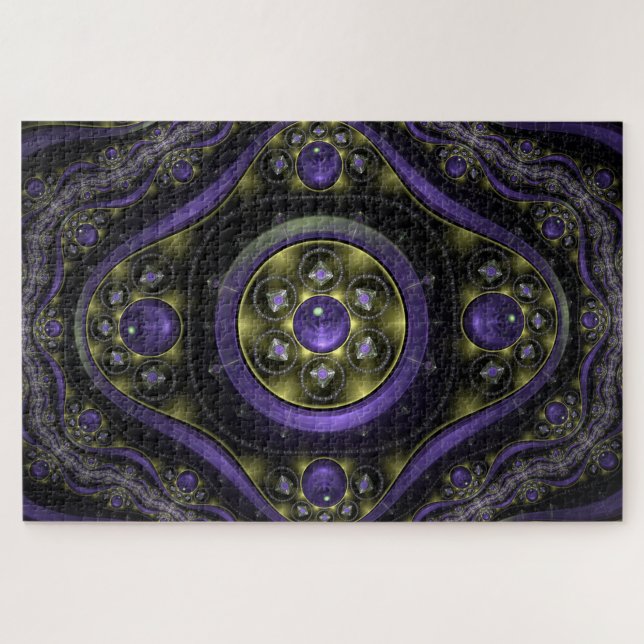 esferas roxas quebra-cabeça (Horizontal)