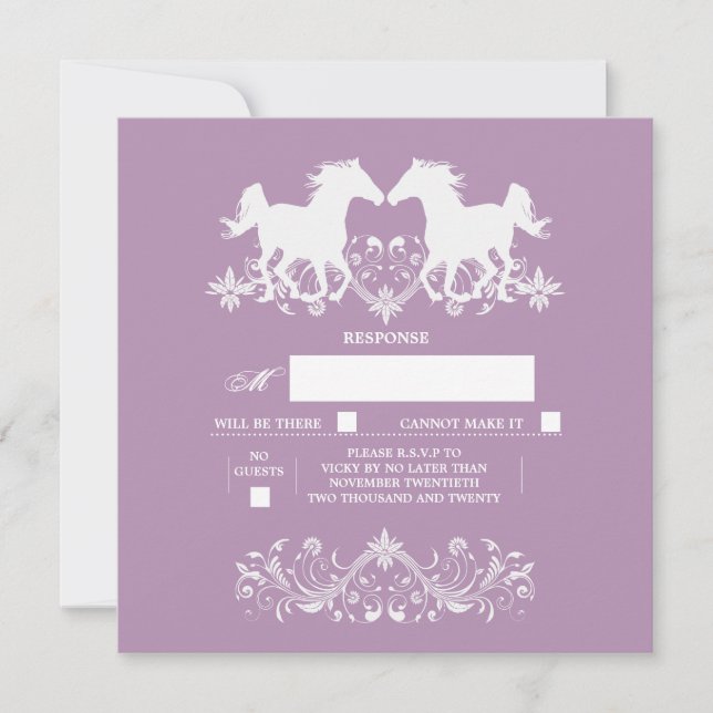 Esfregões florais de seda moderna dos cavalos (Frente)