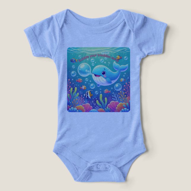 Esfregue seus problemas fora da baleia (Design frontal)