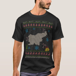 Esloveno feio da camisa do Natal de Slovenia