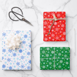 Esmagador Snowflake Red Green White Christmas Mode