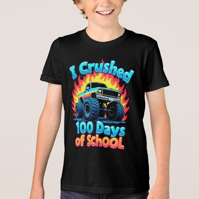 Esmagei 100 Dias De Caminhão Monstro Da Escola 100 (Frente)