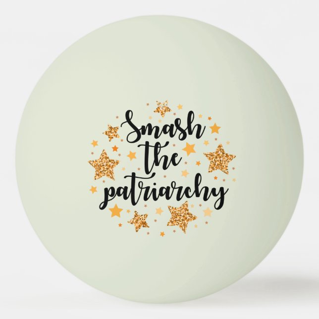 Esmague A Patriarquia! Bolas Ping Pong (Frente)