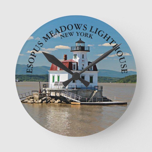 Esopus Meadows Lighthouse, Relógio de Muro de Nova (Frente)