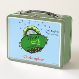 Espachante de Dinossauro Verde Olhos Marrons