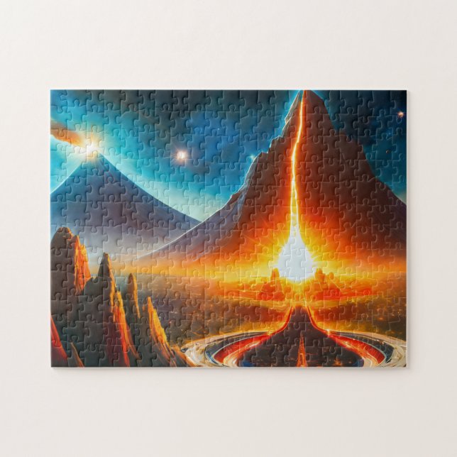 Espaço Art 1 Fácil cérebro Quebra-cabeça Quebra-ca (Horizontal)