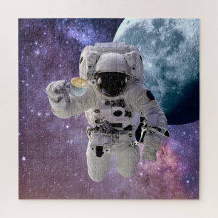 Espaço, Astronauta, Quebra-cabeça de café