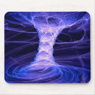 Espaço azul Mousepad do furacão