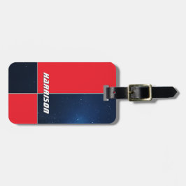 Espaço Azul Vermelho - Etiqueta de Bagagem Persona