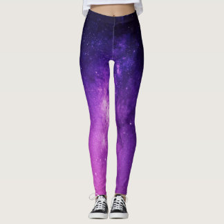 Espaço colorido em galáxias e leggings Universos