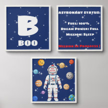 Espaço de Foto Personalizado Astronauta Kids Arte