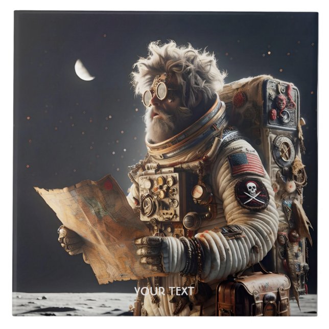 Espaço de Mapa de Astronautas Fantasy (Frente)
