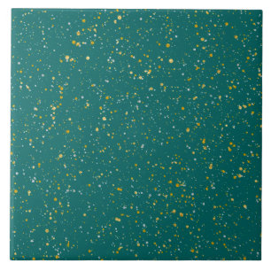 Espaço elegante dos confetes - verde da cerceta &