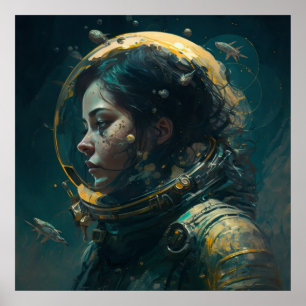 espaço em casco poster