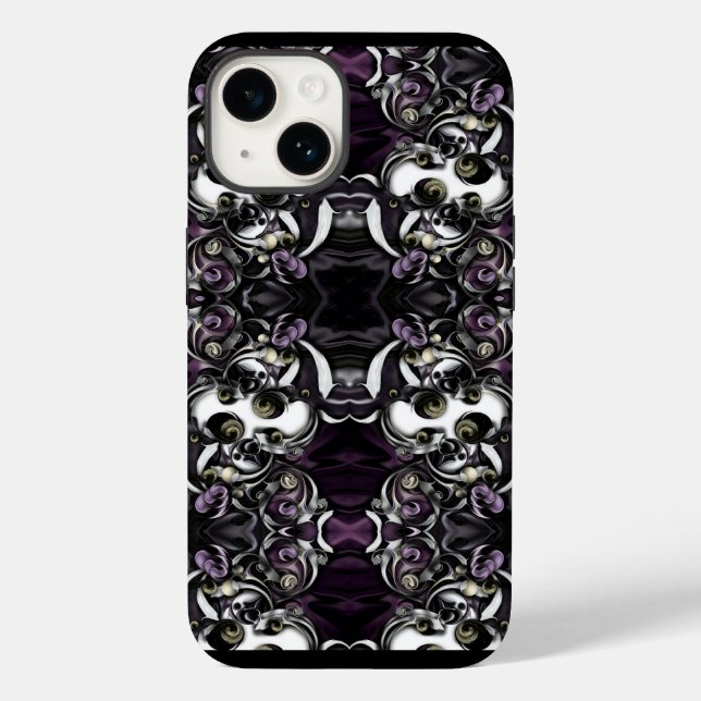 'Espaço Ou Expressão", Apple iPhone 14 Case (Verso)