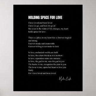 Espaço para poemas amorosos, poster