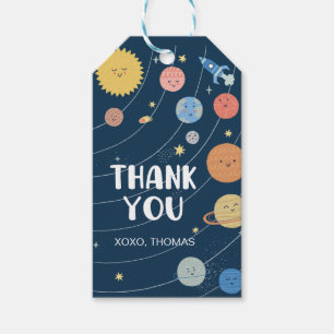 Espaço ・ Sistema Solar ・ Galáxia Obrigado Etiqueta