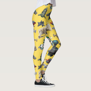 Espaços, Robôs, Lóides Leggings