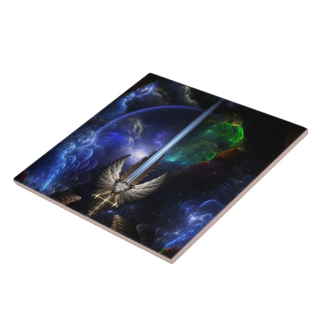 Espada Angel Wing Do Azulejo Espacial Arkledious (Lateral)