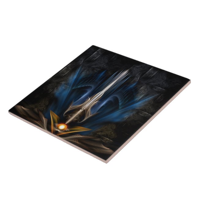Espada de Arte Fractal Leve (Lateral)