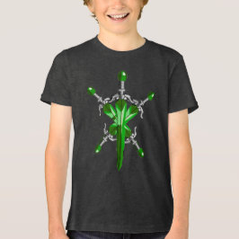 Espada Fantasia de Energia Verde Explosiva