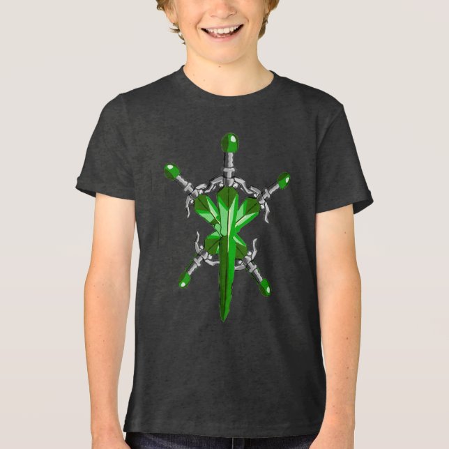 Espada Fantasia de Energia Verde Explosiva (Frente)