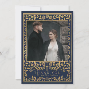 Espada Medieval Real Azul Carta de Agradecimento C