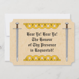 Espada Norman Medieval e Bandas decorativas