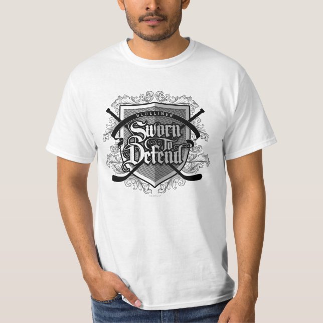Espadim para Defender a Camisa T (Defensor De Hóqu (Frente)