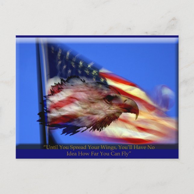 Espalhe seu cartão postal Wings (Frente)