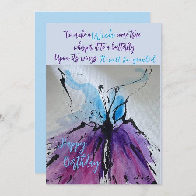 Espalhe seu cartão Wings (Frente/Verso)