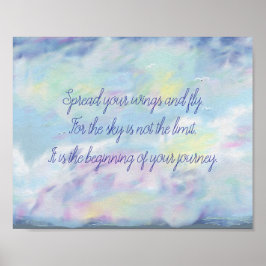 Espalhe suas asas e voe Poster