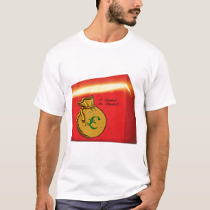 Espancou a camiseta Banker para homens
