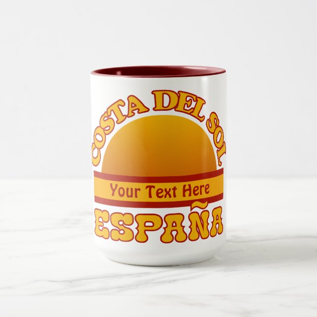 ESPANHA da caneca personalizada Costa Del Sol - es (Centro)