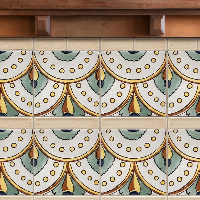 Espanha Floral Majolica Pinta À Mão Autêntica (Criador carregado)