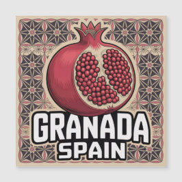 Espanha Granada Pomegranate Sticker