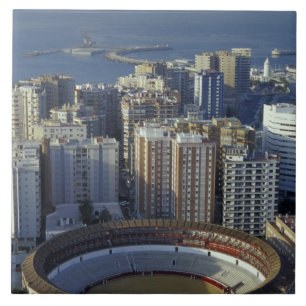 Espanha, Málaga, Andaluzia Vista da Plaza de Toros