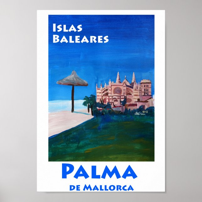 Espanha Palma de Maiorca Poster (Frente)