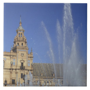 Espanha, Sevilha, Andaluzia Fonte e ornamentado