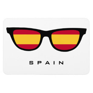 Espanha Sombras de texto personalizado e ímã de co