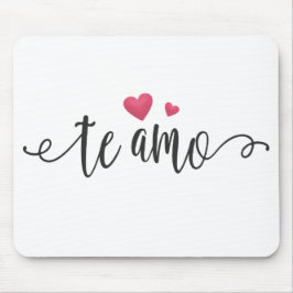 Espanhol Te Amo Namorados | Mousepad
