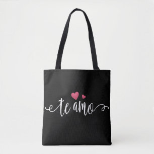 Espanhol Te Amo Namorados Saco de Tote