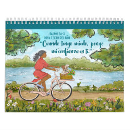 Espanhol Texto De 2024 Anos Ps 56:3 Calendário