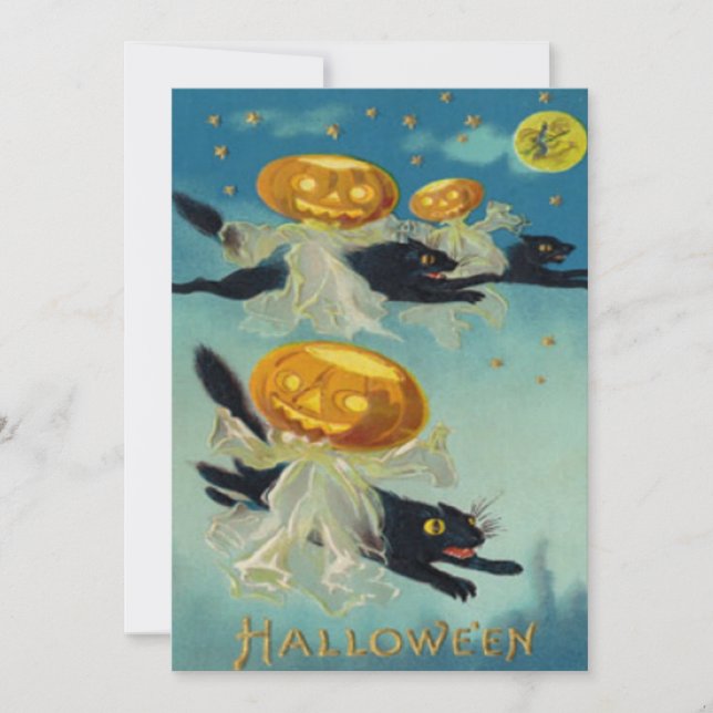 Espantalho Jack O Lanterna Pumpkin Stars Full Moon (Frente)