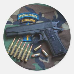 Especiais forças verdes beretas adesivos