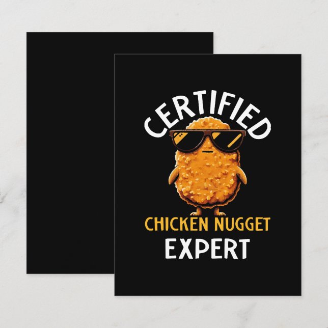 Especialista Certificado em Nuggets de Frango (Frente/Verso)