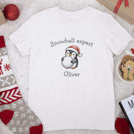 Especialista em Bola de Neve Pinguim Fofo Natal